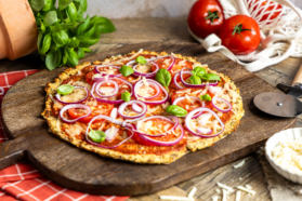 Vegane Blumenkohlpizza