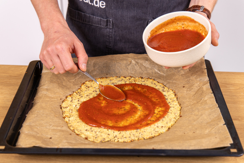 Sauce verteilen