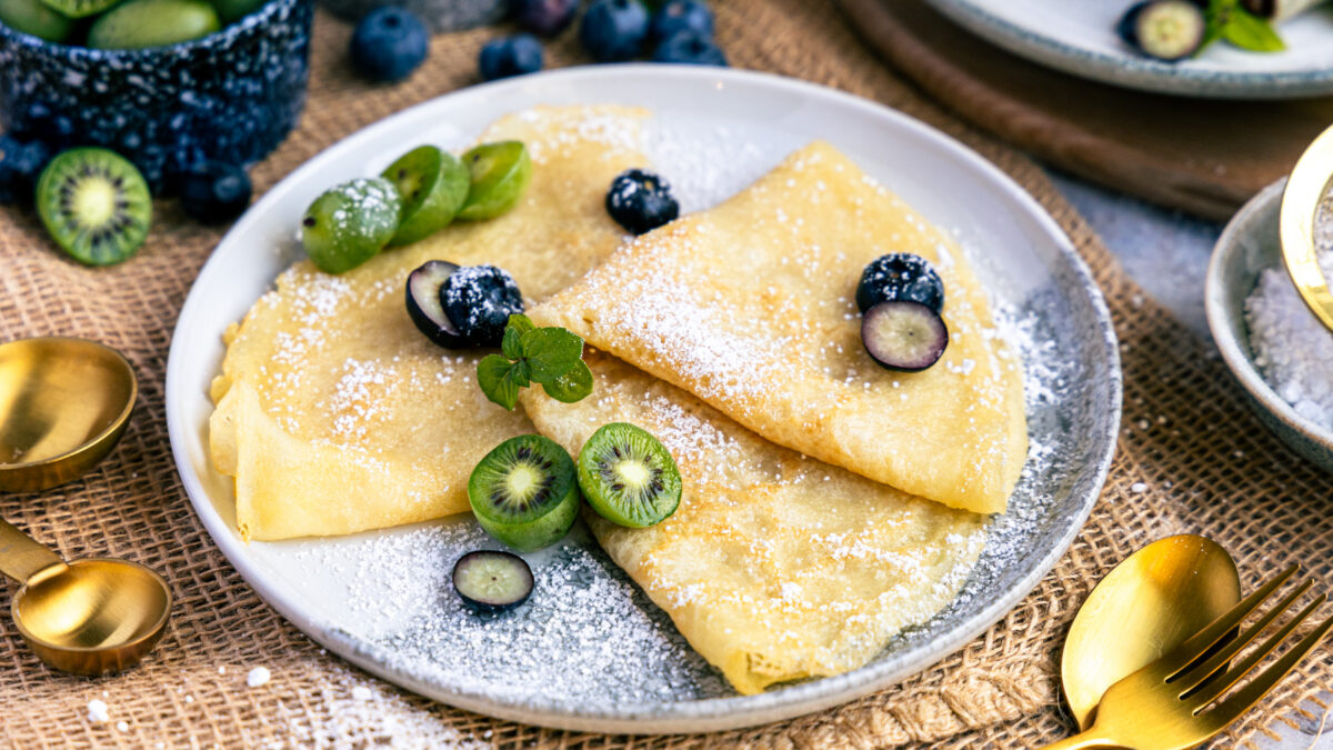 Vegane Crêpes: das einfache Rezept gelingt immer