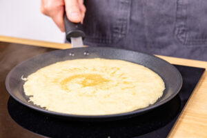 Crepes ausbacken