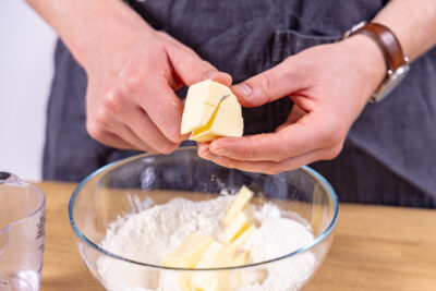 Butter dazugeben