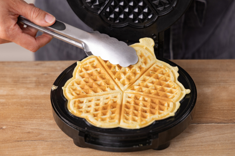Waffel backen