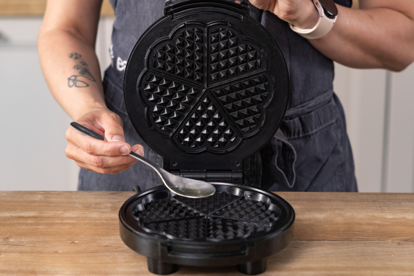 Waffeleisen einölen