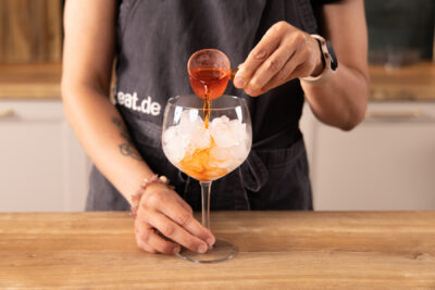 Aperol dazugeben