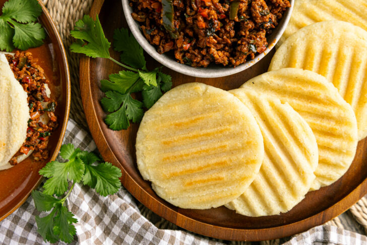 Arepas vom Kontaktgrill