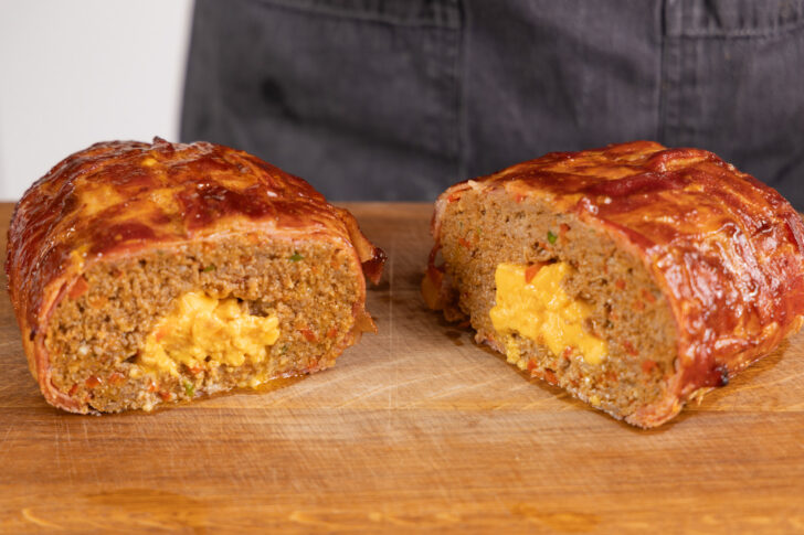 Bacon Bomb aufschneiden