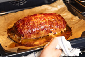 Bacon Bomb im Ofen