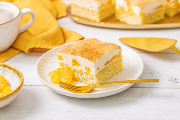 Fantakuchen mit Schmand und Mandarinen
