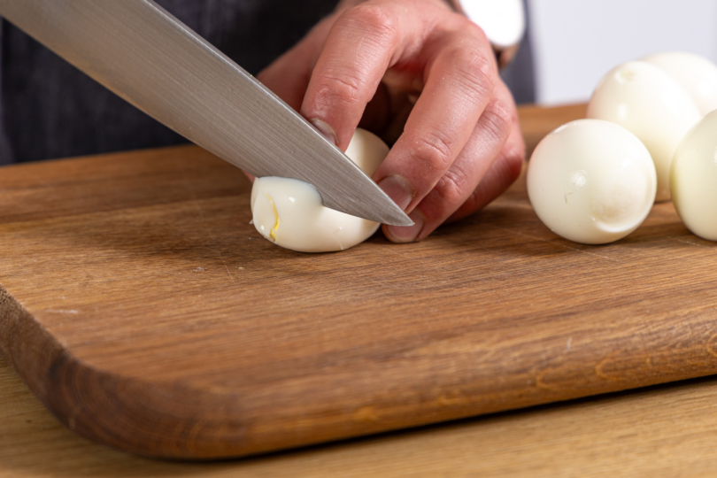 Eier am Boden begradigen