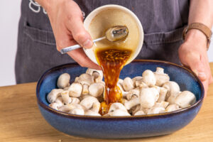 Marinade dazugeben