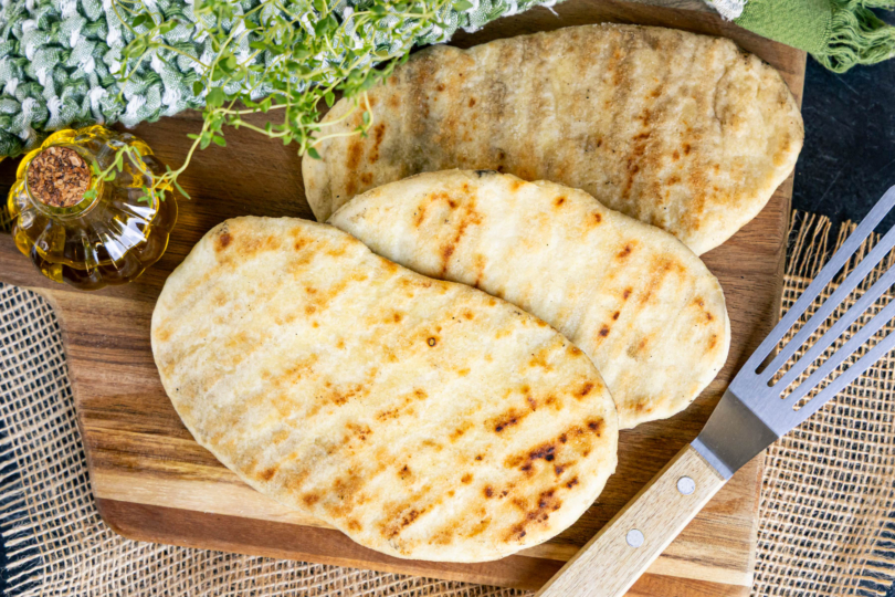 Grillbrot: Brot auf dem Grill gebacken