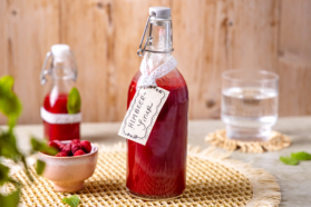 Himbeersirup selber machen