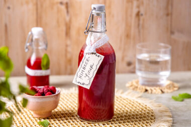 Himbeersirup selber machen