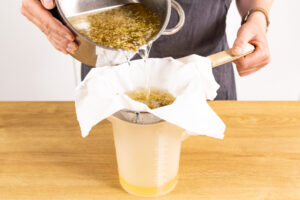 Sirup säubern und filtern