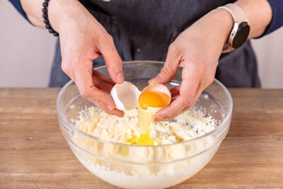 Eier unterrühren