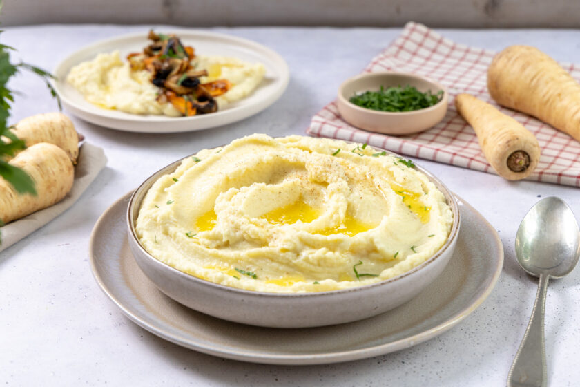 Pastinakenpüree ohne Kartoffeln