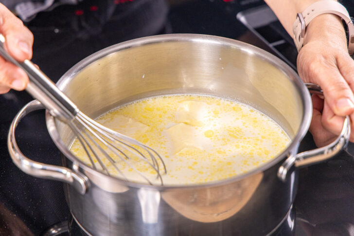 Milch aufkochen