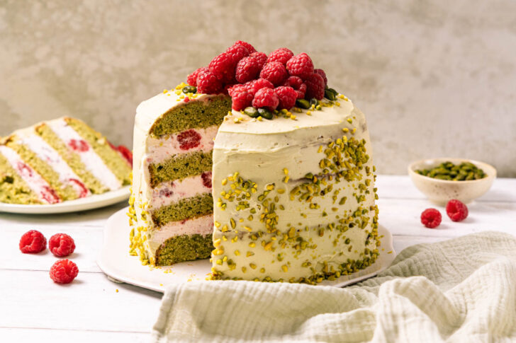 Pistazien Himbeer Torte