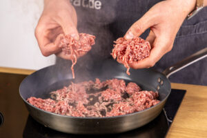 Hackfleisch anbraten