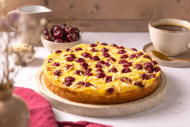 Versunkener Kirschkuchen