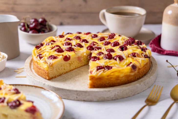 Versunkener Kirschkuchen