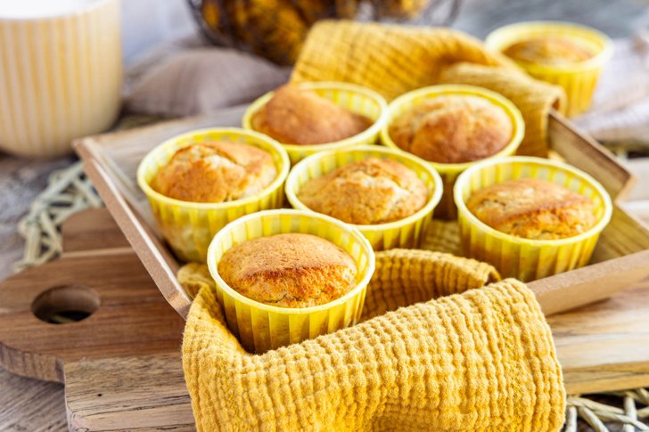 Bananenmuffins aus der Heißluftfritteuse