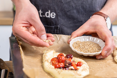 Sesam verteilen