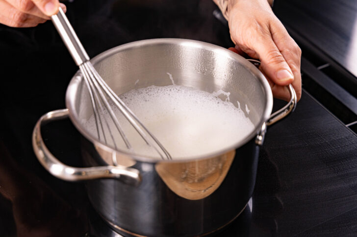 Milch aufkochen