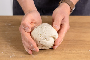 Dumplingteig unbearbeitet