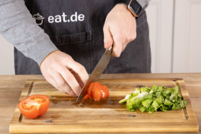 Tomaten schneiden