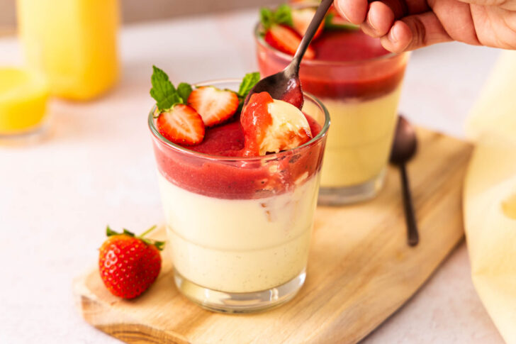 Eierlikör Panna Cotta