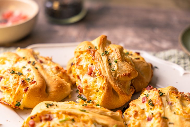 Flammkuchen Franzbrötchen
