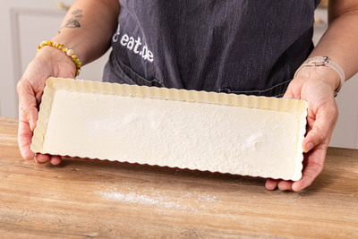 Tarteform vorbereiten