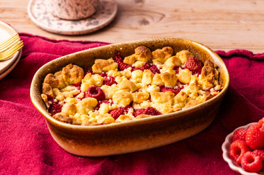 Himbeer Crumble