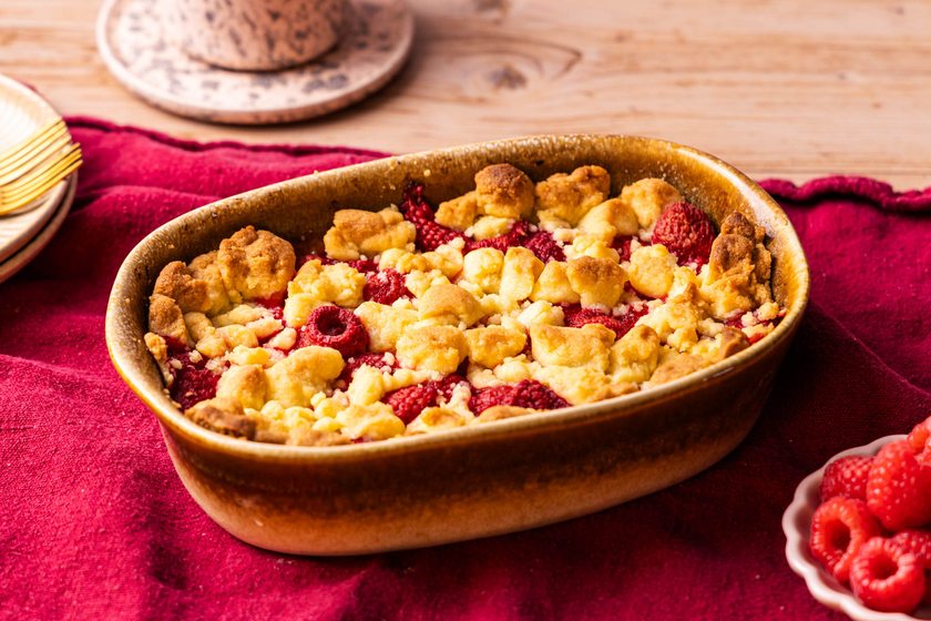 Himbeer Crumble