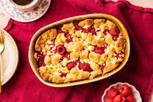 Himbeer Crumble