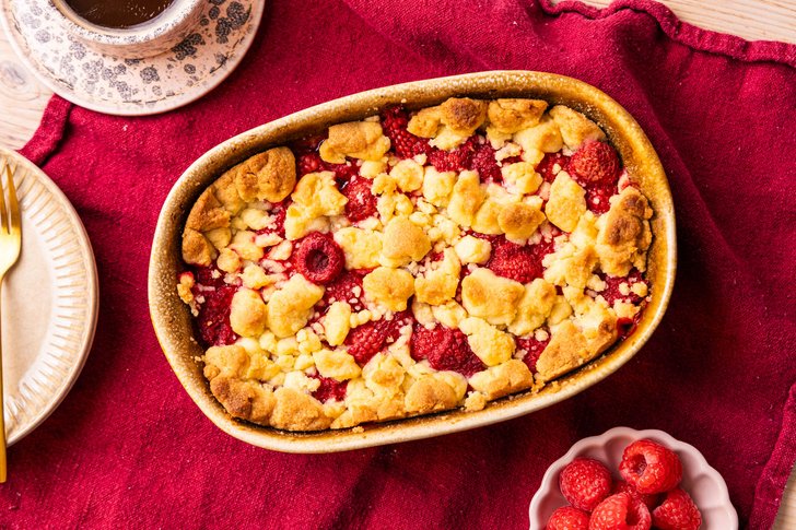Himbeer Crumble