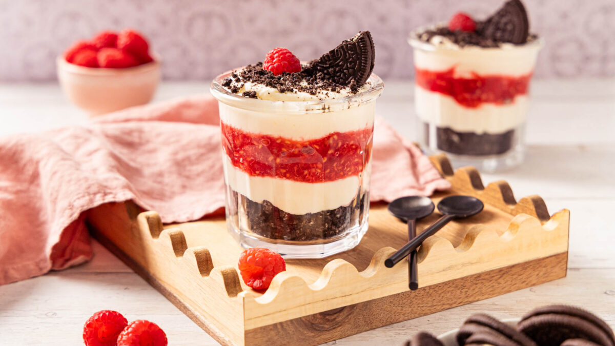 Himbeer Oreo Dessert