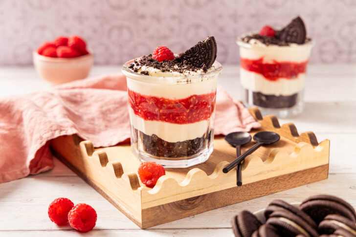 Himbeer Oreo Dessert