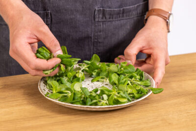 Salat verteilen