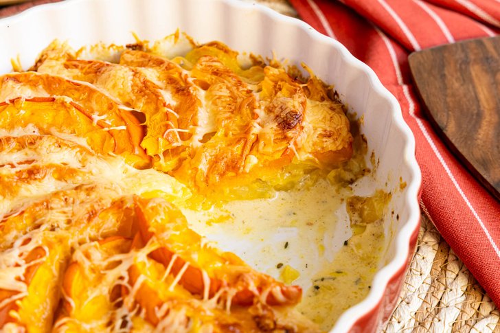 Kartoffel-Kürbis-Gratin