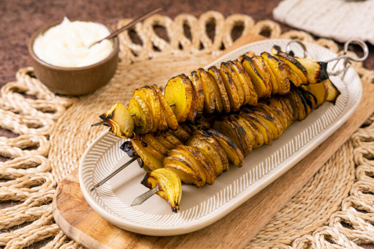 Kartoffel-Shawarma vom Grill
