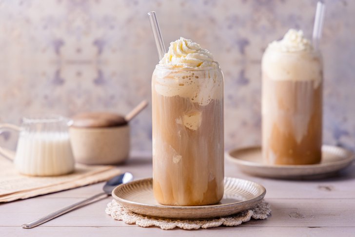 Klassischer Eiskaffee