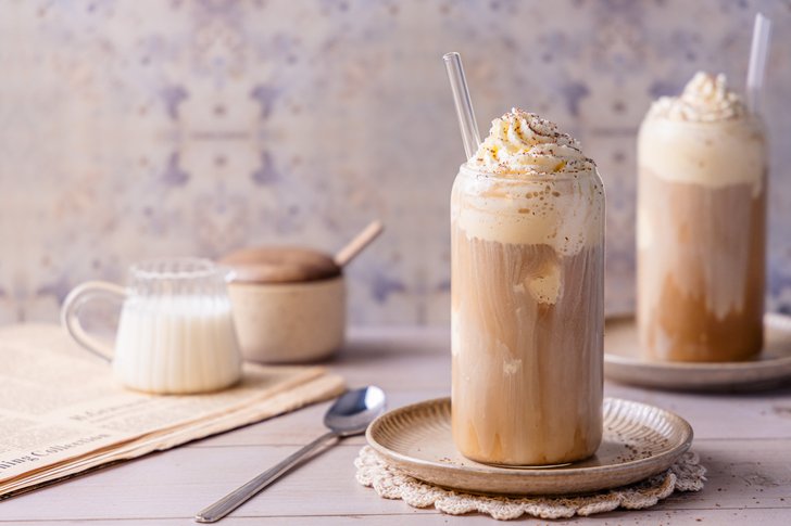 Klassischer Eiskaffee