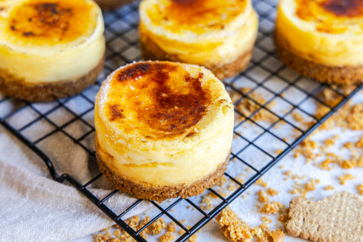 Mini-Crème-brûlée-Käsekuchen