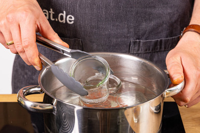 Gläser sterilisieren