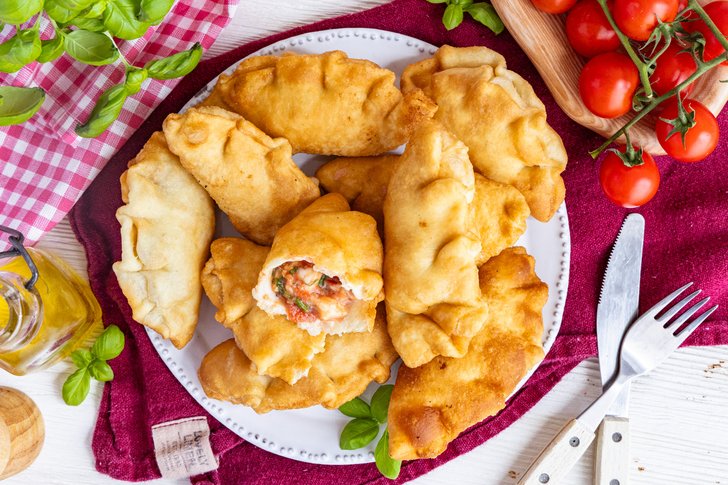 frische Panzerotti nach italienischem Original-Rezept