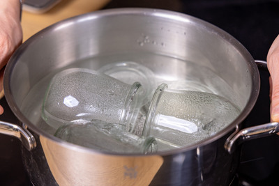 Gläser sterilisieren