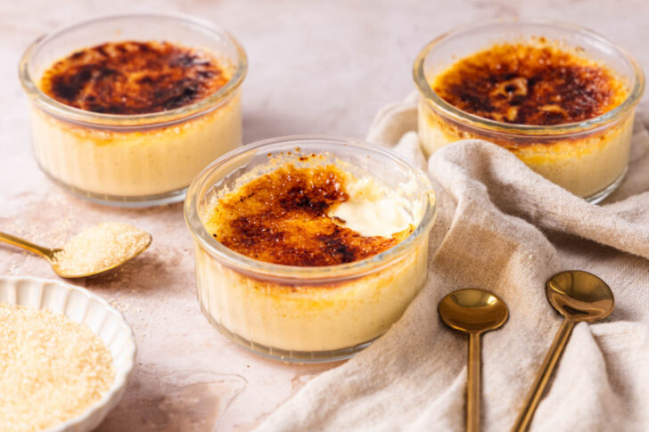 Schnelle Crème brûlée im Glas
