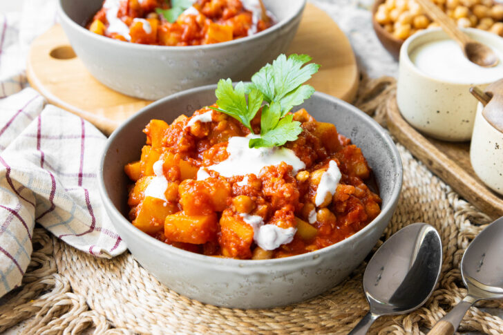 vegetarischer Kichererbseneintopf